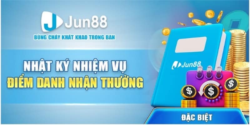 Cơ Hội Điểm Danh Nhận Thưởng Để Trúng Quà Hấp Dẫn Cùng Jun88
